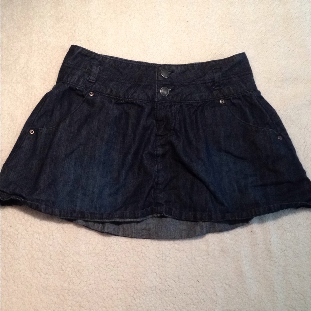 Dark Washed Skirt